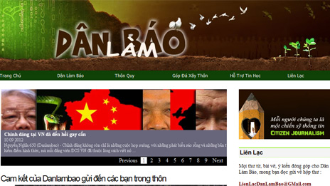 Trang web Dân làm báo