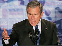 O presidente Bush