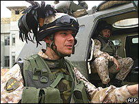 Soldado italiano no Iraque