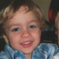 Peggy's grandson's the twins.
Ewan and Rory age three. Rory likes to wear his vest outside his t shirt!