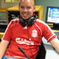 James Gallagher in the BBC Radio Ulster studio