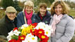 Beechgrove Garden presenters with 30th birthday cake