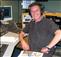 Tony Flanagan in the BBC Radio Ulster studio, recording his story