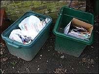 Recylcling bins