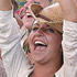 Girl in the Mallorca show crowd
