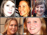 Indira Swann (top left) & the other Britons killed