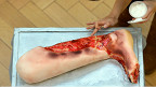 A fake leg