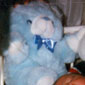 Baby Lewis in the hospital with his daddy Nigel holding his hand