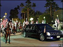 Bush'un arabası