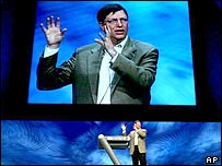 Bill Gates, o presidente da Microsoft