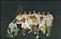 All 10 of us with McEvoys T-shirts and memory box
