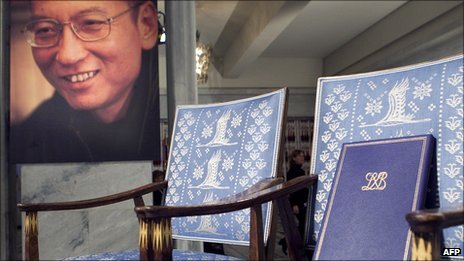 2010年12月，刘晓波获得诺贝尔和平奖（资料照片。）