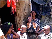 Deslocados internos somalianos em Mogadishu