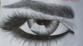 Eye in black...