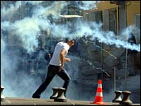 Protests in Paris