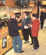 Students drinking