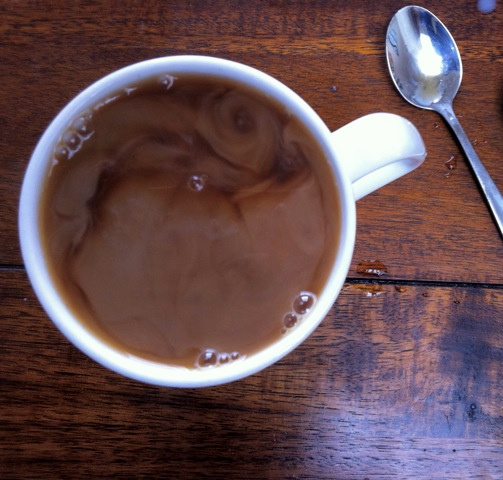 swirl of tea