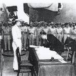 The Japanese sign the surrender The Japanese sign the surrender