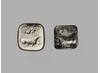 A seal (right), and an impresssion made by it, from the Indus Valley civilisation. © Trustees of the British Museum A seal (right), and an impresssion made by it, from the Indus Valley civilisation. © Trustees of the British Museum