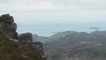 Photograph of view from top of Munro