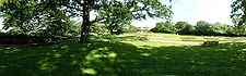 The landscaped grounds of Pembroke House