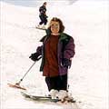 Emma on her skis