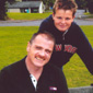 Mike's son Robin and grandson, Christopher