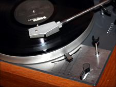 Old record player