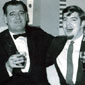 Happy memories - Johnny (right) with friends Kathleen and Brian McAlister