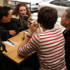 Fiz from Corrie aka Jennie McAlpine joins Chris, Dave and Greg for a cup of tea in the cafe