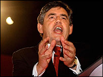 Ministro da Fazenda da Grã-Bretanha Gordon Brown