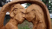 Day 4 - One of Simon Hedger's chainsaw scupltures