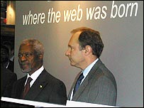 Kofi Annan e Tim Bermers-Lee