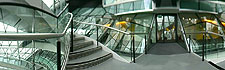 The spiral staircase of City Hall