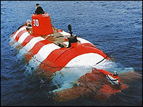 Um submarino da classe Priz