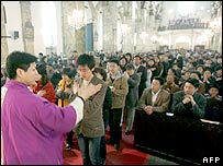 Missa católica na China