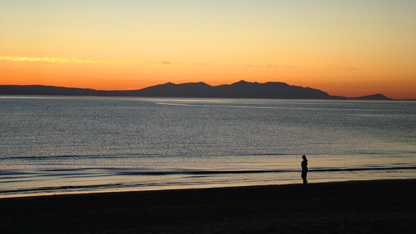 Sunset at Ayr beach