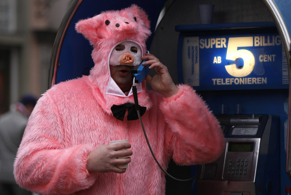 Man in costume