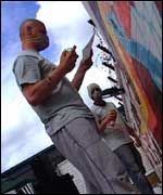 Michael at work