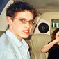 En route - in the back of the limo on the way to the party