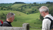 The rolling hills below the Kerry Ridgeway.