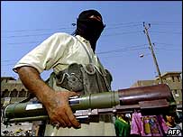 Militante em Sadr City