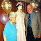 John and his wife Phyllis with that very wedding dress