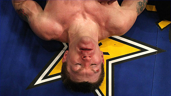 Ricky Hatton is knocked out by Floyd Mayweather in 2007