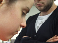 Young lady being 