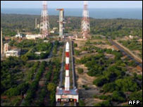 پرتاب نخستین ماه گرد هندی