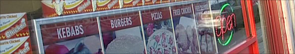 Kebab shop on Fishponds Road, Bristol