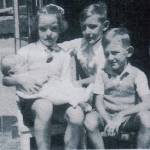 Shanghai October 1940. John 11yrs, Mary 71/2yrs, Donald 6yrs, John 3 months.