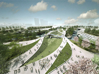 Computer image of Olympic Park 