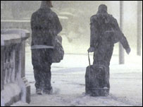 Snow in London